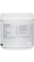 Image of CalmX Tropical 241g side of the container showing ingredients.